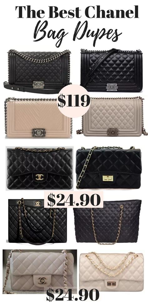 chanel large boy bag dupe|chanel duplicate bags.